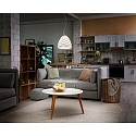 Fabas Luce Pendant luminaire DUCHESSA, 30cm, E27, 1x 40W, IP20, white