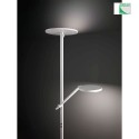 Fabas Luce LED Floor lamp REGINA, 36W+12W, 3000K, 3000/800lm, IP20, white