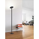 Fabas Luce Standerlampe REGINA IP20, satin, sort d�mpbar
