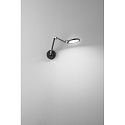 Fabas Luce wall luminaire REGINA IP20, black dimmable