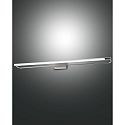 LED Wall luminaire RAPALLO, 1x 20W, 3000K, 2200lm, IP44, chromed