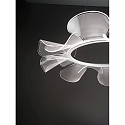 Fabas Luce LED Pendant luminaire SYLVIE, 1x 40W, 3000K, 3200lm, IP20, white