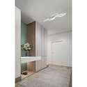 Fabas Luce LED Ceiling luminaire SINUO, 2x 18W, 3000K, 3880lm, IP20, white