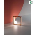 Fabas Luce LED Table lamp KARK, 5W, 3000K, 470lm, IP20, oak wood
