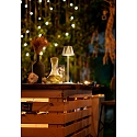 Fabas Luce LED Batteri bordlampe KATY Udend�rslampe, 3W, 3000K, 320lm, IP54, guld �del mat