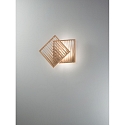 Fabas Luce LED Wall luminaire LOFT, 18W, 3000K, 1980lm, IP20, ash wood