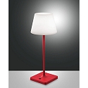 Batterilampe ADAM med touch-d�mper IP44, r�d d�mpbar
