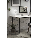 Fabas Luce Bordlampe IBLA IP20, nikkel, satin d�mpbar