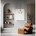Fabas Luce pendant luminaire GALLURA E27 IP20, amber, black