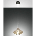 pendant luminaire BUDELLI E27 IP20, champagner, black