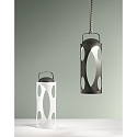 Fabas Luce Batteri bordlampe CADDY IP54, antracit d�mpbar