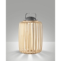 Fabas Luce Batteri bordlampe CLAMP IP54, Asketr� d�mpbar