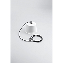 Fabas Luce Batterilampe ARMANDA IP54, hvid d�mpbar
