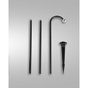 Fabas Luce Batterilampe ARMANDA IP54, sort d�mpbar