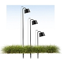 Fabas Luce Batterilampe ARMANDA IP54, sort d�mpbar