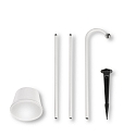 Fabas Luce Batterilampe ARMANDA IP54, hvid d�mpbar