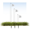 Fabas Luce Batterilampe ARMANDA IP54, hvid d�mpbar