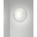 ceiling luminaire CONNIE �30cm E27 IP20, nickel satined, white