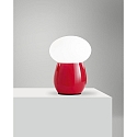 Fabas Luce Bordlampe FREDDY E27 IP20, r�d d�mpbar