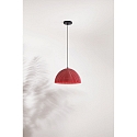 pendant luminaire CAROLA E27 IP20, black, mustard yellow