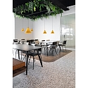 Fabas Luce pendant luminaire CONE E27 IP20, black, white