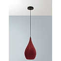 pendant luminaire LISA E27 IP20, black, mustard yellow
