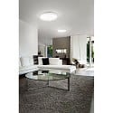 Fabas Luce ceiling luminaire ISY � 55CM CCT Switch, with decorative ring, with spacer IP20, white dimmable