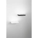 Fabas Luce wall luminaire GUIA square, impact resistant, indirect IP20, black 