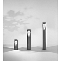 Fabas Luce P�lelampe TEO 30 IP65, metallic, sort