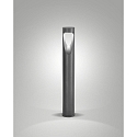 P�lelampe TEO 80 IP65, metallic, sort