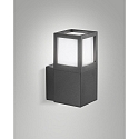 Udend�rs wall luminaire SMUK E27 IP54, m�rkegr�