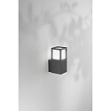 Fabas Luce Udend�rs wall luminaire SMUK E27 IP54, m�rkegr�