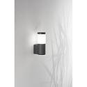 Fabas Luce Udend�rs wall luminaire GORLA E27 IP54, m�rkegr�