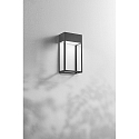 Fabas Luce Udendørs wall luminaire EDO IP65, mørkegrå
