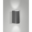 Udendørs wall luminaire HELI IP54, mørkegrå