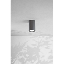 Fabas Luce Udend�rs loftlampe MANU E27 IP54, m�rkegr�