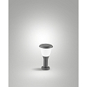P�lelampe THIAGO 30 E27 IP65, m�rkegr�