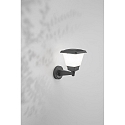 Fabas Luce Udend�rs wall luminaire LENA E27 IP54, m�rkegr�