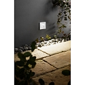 Fabas Luce V�gindbygningslampe SWAY firkantet, indirekte, omskiftelig IP65, hvid 