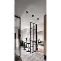 Fabas Luce surface luminaire PEREZ square GU10 IP20, black dimmable