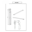 Fabas Luce Fabas Luce BLADE LED Under cabinet luminaire Touch dimmer complete set, 5W, white, 4000K