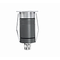 Fabas Luce Gulvindbygningslampe TULIP 2 / � 550MM rund, passabel, omskiftelig IP67, rustfrit st�l 