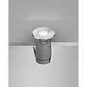 Fabas Luce Gulvindbygningslampe TULIP 2 / � 550MM rund, passabel, omskiftelig IP67, rustfrit st�l 