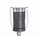 Fabas Luce Gulvindbygningslampe WILLY 2 / � 700MM rund, passabel, omskiftelig IP67, rustfrit st�l 