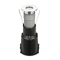 Fabas Luce Gulvindbygningslampe WILLY 2 / � 700MM rund, passabel, omskiftelig IP67, rustfrit st�l 