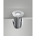 Fabas Luce Gulvindbygningslampe WILLY 2 / � 700MM rund, passabel, omskiftelig IP67, rustfrit st�l 