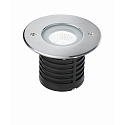 Gulvindbygningslampe IRVING 2 / � 116MM rund, passabel, omskiftelig IP67, rustfrit st�l 