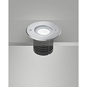 Fabas Luce Gulvindbygningslampe IRVING 2 / � 116MM rund, passabel, omskiftelig IP67, rustfrit st�l 