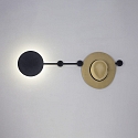 Faro wall luminaire HAN LED IP20, black matt