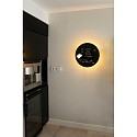Faro Væglampe BOARD LED IP20, sort